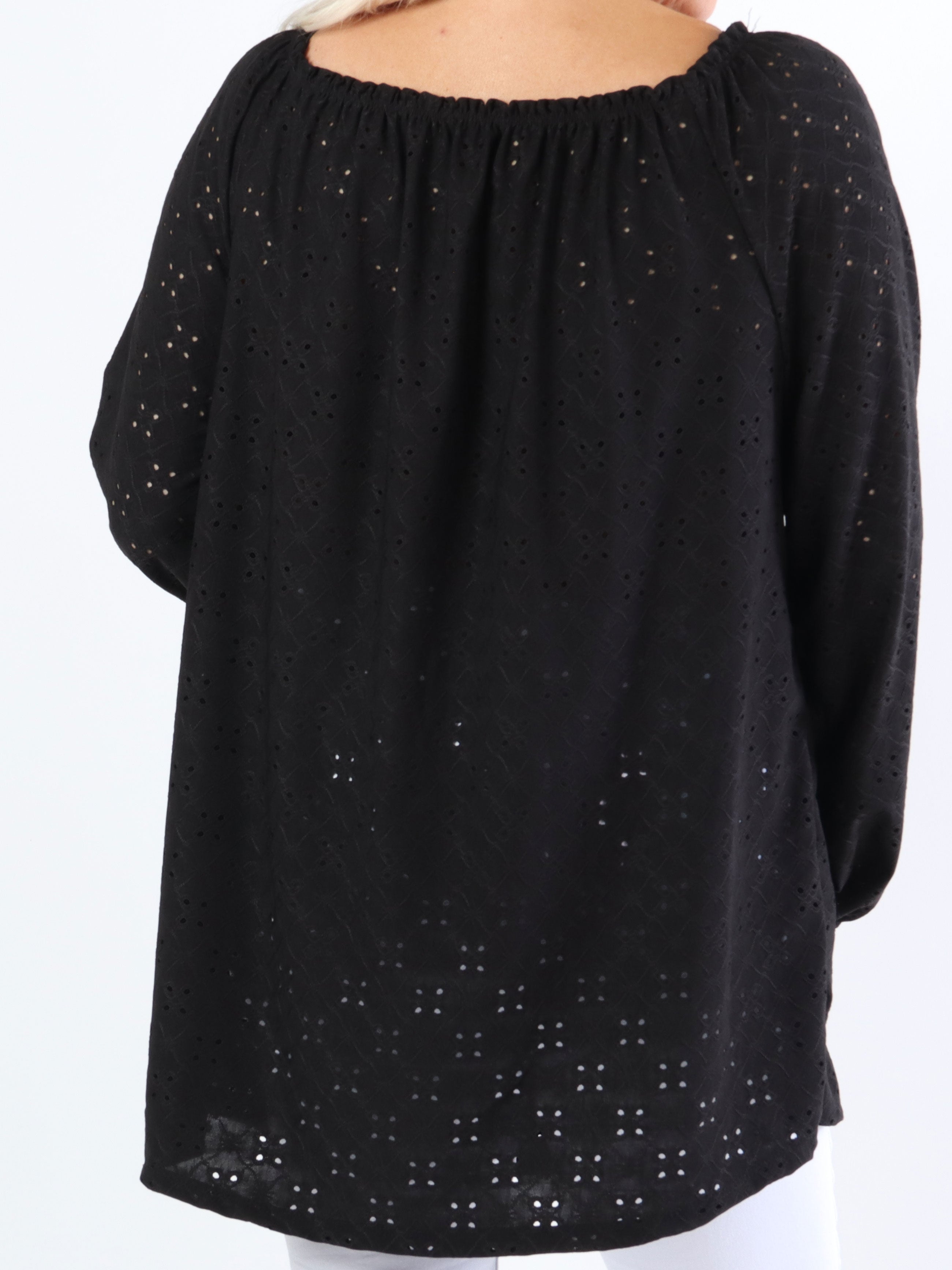 Mimi - Söt mjuk plus size tunika med broderier